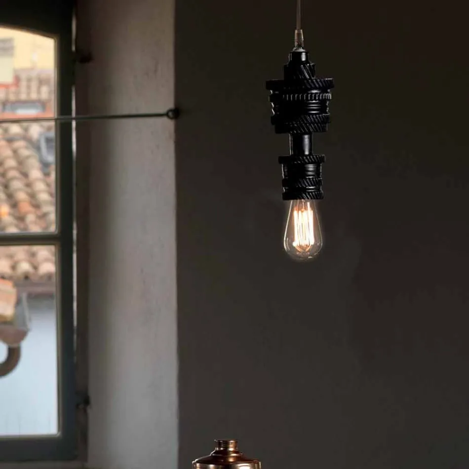 Design Suspension Lamp in Ceramic 3 Finishes Made in Italy - Futurism Viadurini