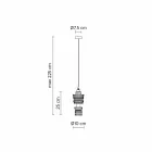 Design Suspension Lamp in Ceramic 3 Finishes Made in Italy - Futurism Viadurini