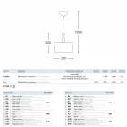 Pendant lamp design The ceramic Lustri 6 Viadurini