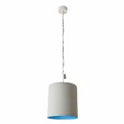 Design suspension lamp In-es.artdesign Bin Painted concrete Viadurini