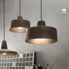 Design pendant lamp in antique iron Jean Il Fanale Viadurini
