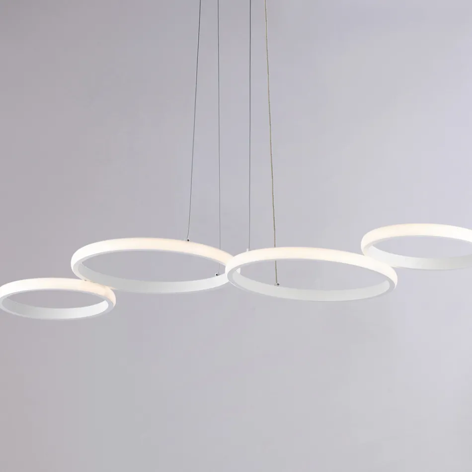 Aldebaran - Designer Glass and Metal Pendant Lamp Made in Italy Viadurini