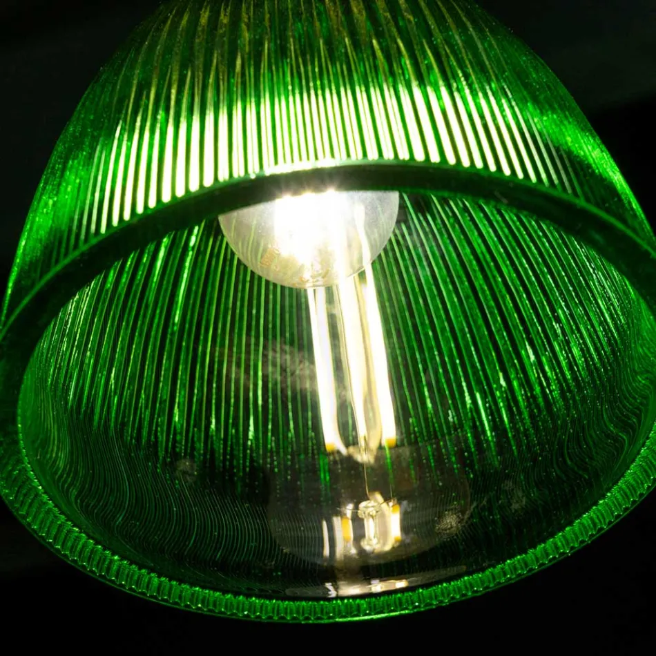 Design Pendant Lamp in Venetian Glass Made in Italy - Sapphire Viadurini