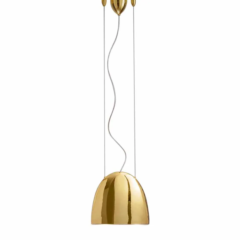 Suspension Lamp of Modern Design in Ceramics - Sfogio Aldo Bernardi Viadurini