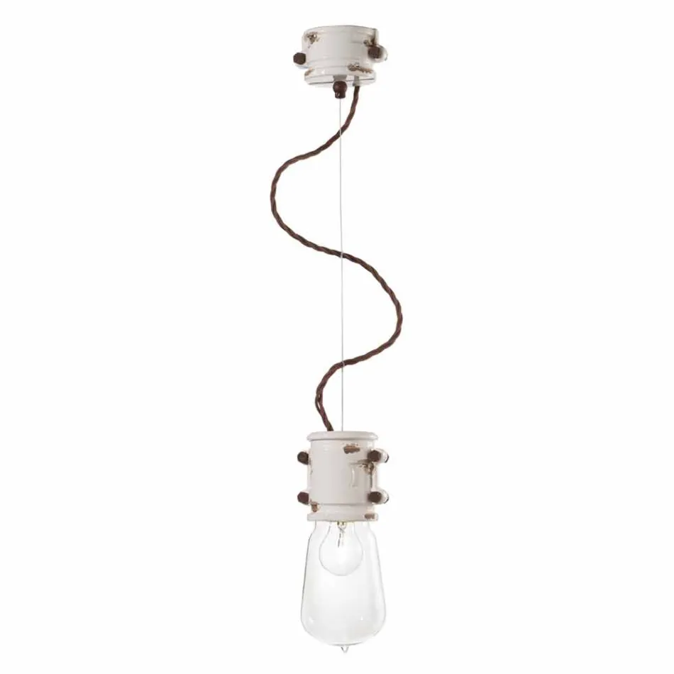 Hanging lamp crafted urban design Edith Ferroluce Viadurini
