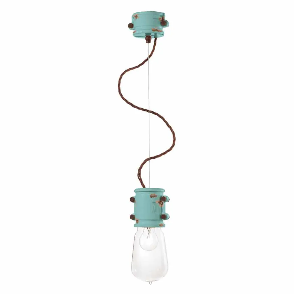 Hanging lamp crafted urban design Edith Ferroluce Viadurini