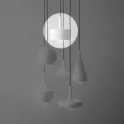 Suspension Lamp du Design in Ceramics - L6 Glitter Aldo Bernardi Viadurini
