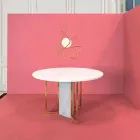 Pendant lamp in modern steel Ø60xh.60xL.cavo200cm, Adele Viadurini