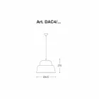 Modern Aluminium Suspension Lamp - Cappadocia Aldo Bernardi Viadurini