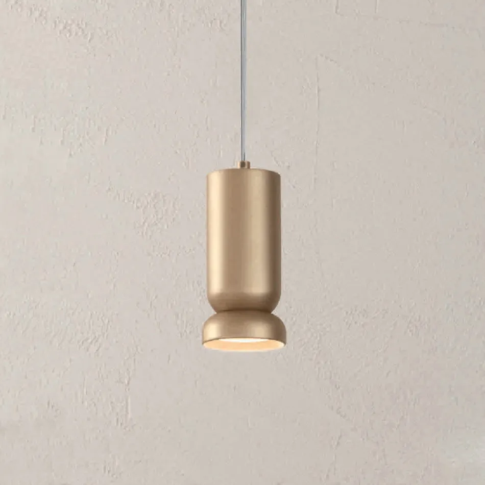Suspension Lamp in Powder Coated Aluminium and Adjustable Cable - Buxus Viadurini