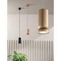 Suspension Lamp in Powder Coated Aluminium and Adjustable Cable - Buxus