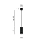 Suspension Lamp in Powder Coated Aluminium and Adjustable Cable - Buxus Viadurini