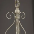 Handcrafted Ceramic Suspension Lamp with Passanastri - Naples Viadurini