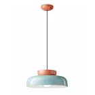 Suspension Lamp in Bicolor Ceramic Made in Italy - Corcovado Viadurini