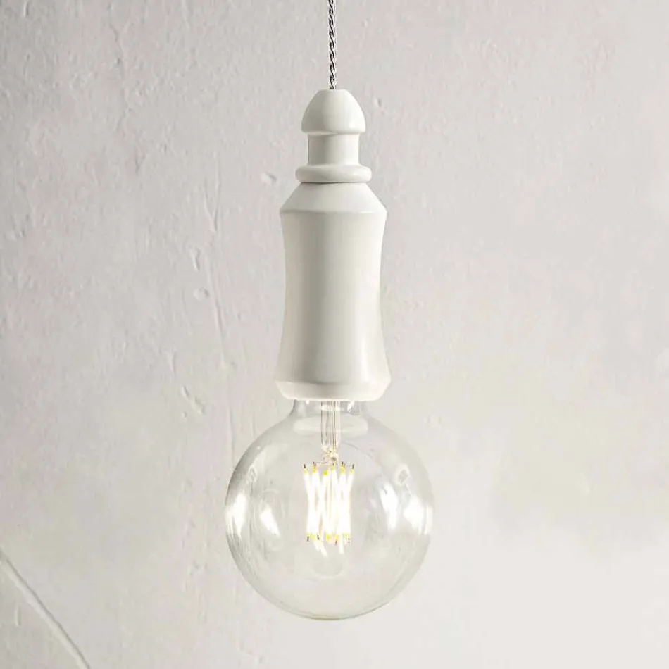 Ceramic Suspension Lamp Made in Italy Design - Fate Aldo Bernardi Viadurini
