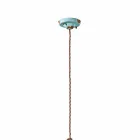 Lamp ceramic suspension and metal Emily country Ferroluce Viadurini