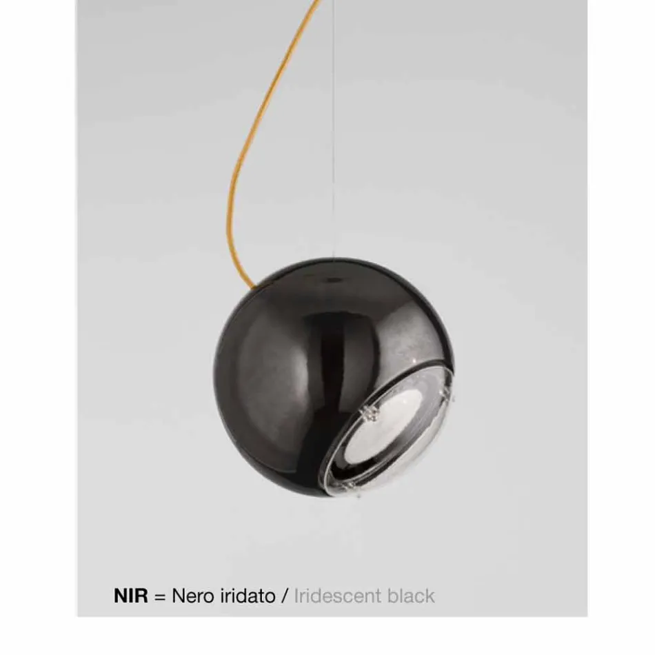 Pendant lamp ceramic globe Aldo Bernardi Viadurini