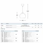 The pendant lamp Ceramic Glaze 5 Aldo Bernardi Viadurini