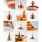 Hanging lamp Ceramic Glaze 2 LED or Standard Viadurini