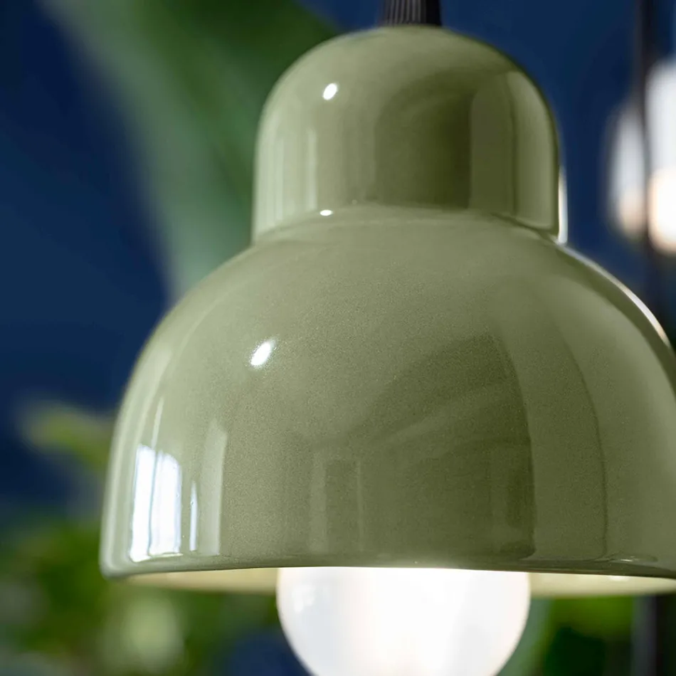 Suspension Lamp in Different Finishes and Sizes Made in Italy - Berimbau Viadurini