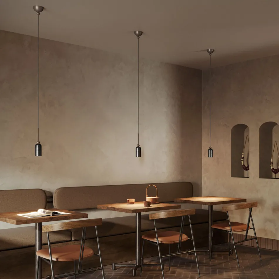 Suspension Lamp in Different Finishes Made in Italy - Lady Viadurini