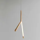 Suspension Lamp in Solid Wood in Different Finishes Made in Italy - Orlov Viadurini