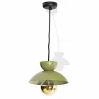 Metal Suspension Lamp with Modern Gold Detail Made in Italy - Valta Viadurini