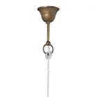 Suspension Lamp in Brass and Copper Made in Italy - Snail Viadurini