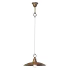 Suspension Lamp in Brass and Copper Made in Italy - Snail Viadurini