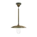 Brass, Glass, and IP44 Pendant Lamp Made in Italy - Drago