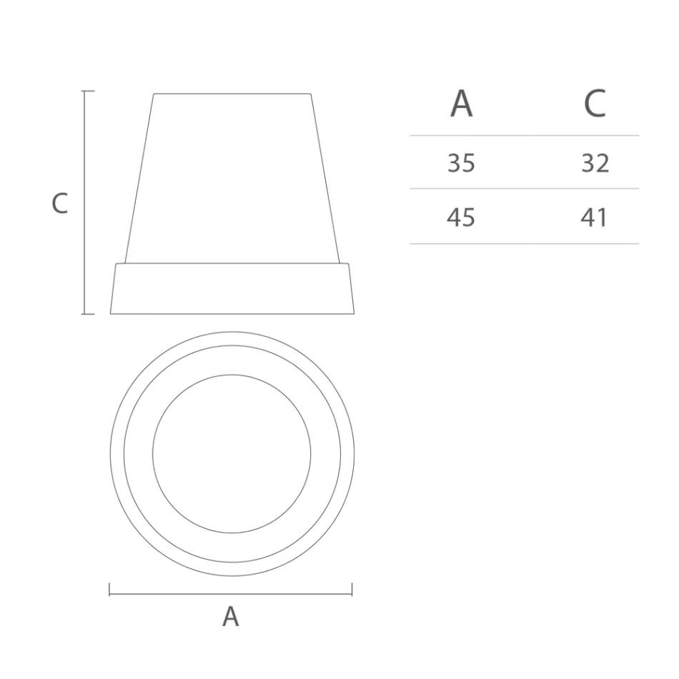 Suspension Lamp in White Polyethylene Made in Italy - Minervo Viadurini
