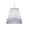 Suspension Lamp in White Polyethylene Made in Italy - Minervo