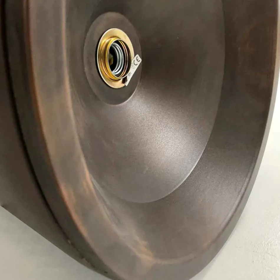 Design pendant lamp in terracotta, Ø37cm - Toscot Henry Viadurini