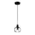 Glass Pendant Lamp in 2 Different Finishes Made in Italy - Afoxe