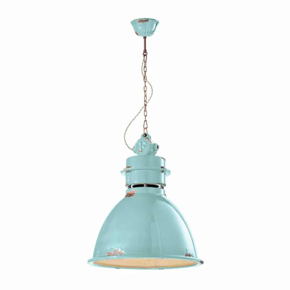 Lamp Industrial suspension handcrafted design Katie Viadurini