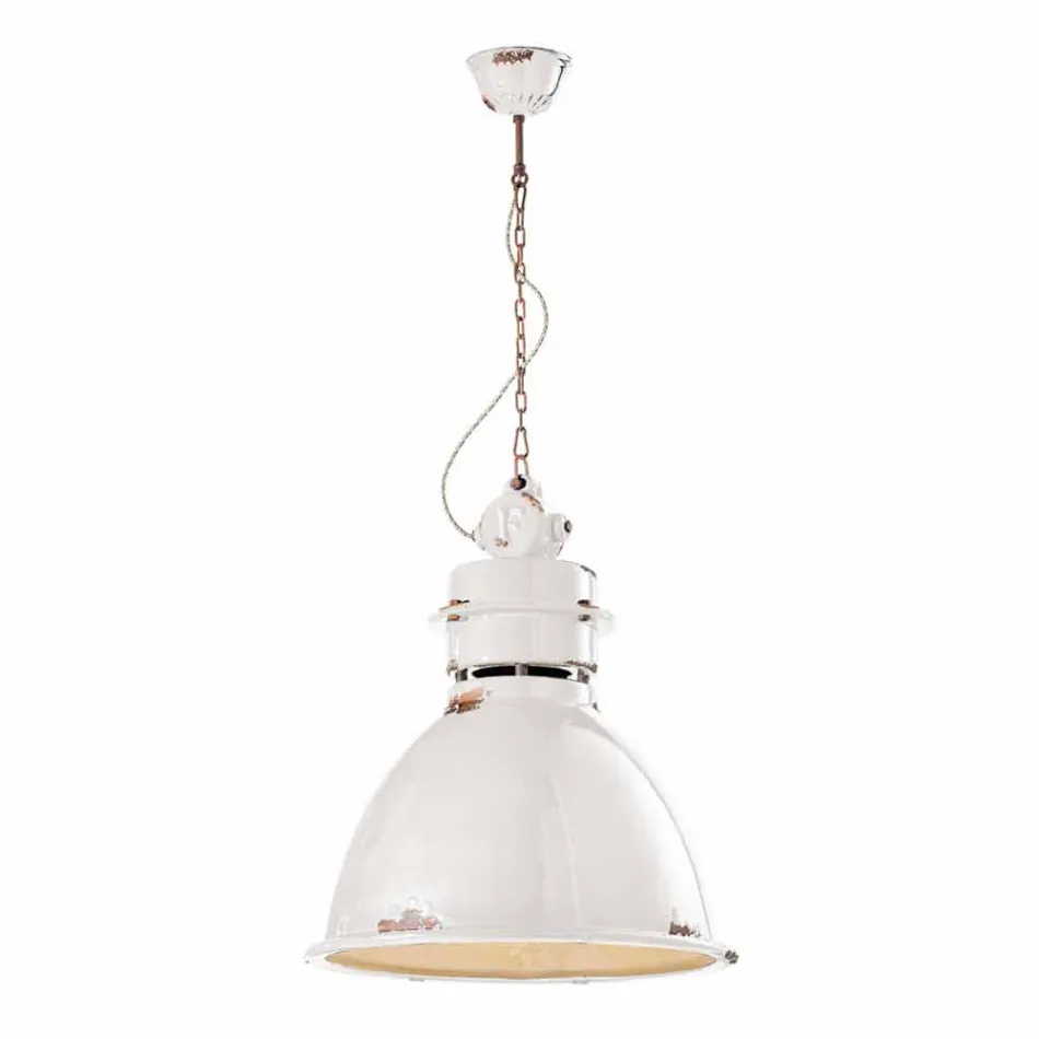 Lamp Industrial suspension handcrafted design Katie Viadurini