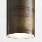 Industrial pendant lamp Ø 10 cm Sunflowers Il Fanale Viadurini