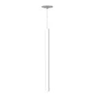 Led Recessed Suspension Lamp in White or Black Aluminium - Rebolla Viadurini