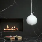 Aldo Bernardi modern suspension lamp in ceramic I Lustrini 5 Viadurini