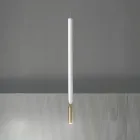 Modern Suspension Lamp with LED Light in Painted Metal - Larch Viadurini