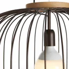 Modern pendant lamp in steel Ø58xh.48xL.80cm cm Viadurini