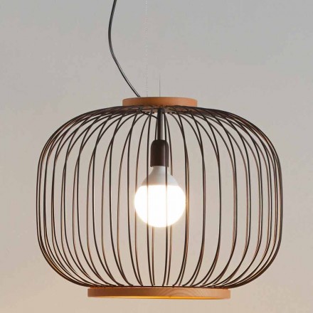 Modern pendant lamp in steel Ø58xh.48xL.80cm cm Viadurini