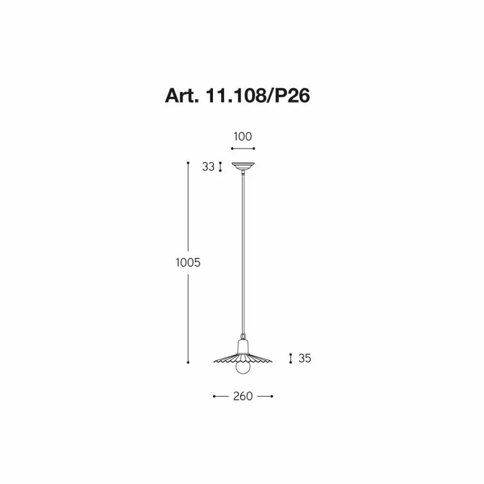 Contemporary pendant lamp, queue Civetta Aldo Bernardi Viadurini