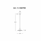 Contemporary pendant lamp, queue Civetta Aldo Bernardi Viadurini