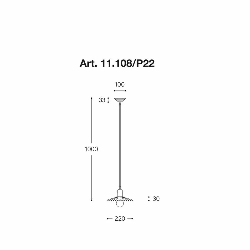 Contemporary pendant lamp, queue Civetta Aldo Bernardi Viadurini