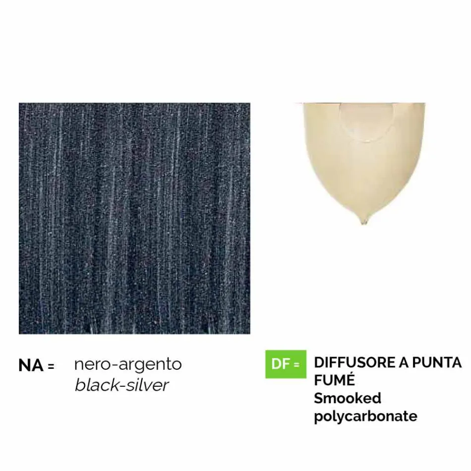 Outdoor suspension lamp in aluminium made in Italy, Anusca Viadurini