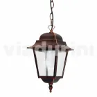 Outdoor suspension lamp made of aluminium, made in Italy, Aquilina Viadurini