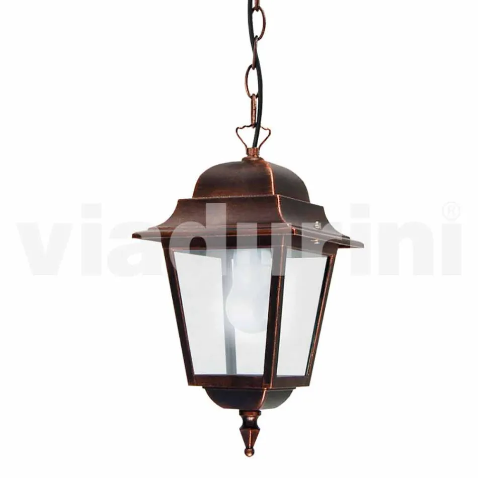 Outdoor suspension lamp made of aluminium, made in Italy, Aquilina Viadurini