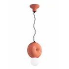 Round Ceramic Suspension Lamp Made in Italy - Bumbum Viadurini