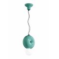 Round Ceramic Suspension Lamp Made in Italy - Bumbum